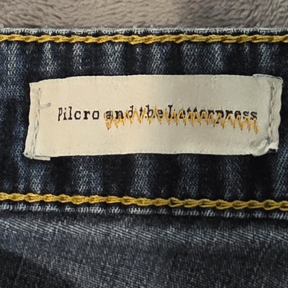 Anthropologie Pilcro and The Letterpress Womens 29 Denim Jean Shorts Low Rise - Picture 4 of 13